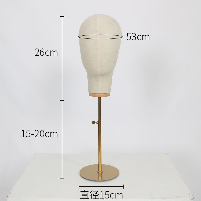 Sombreros de exhibición de soporte modelo de cabeza masculino y femenino soporte maniquí joyas de cabeza peluca modelo de cabeza props de exhibición tienda de ropa modelo de cabeza