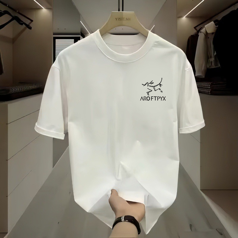 [10% Off Zone] American Heavyweight Short-Sleeve T-Shirt, Loose Fit, Summer Crew Neck Top from Outlet Store