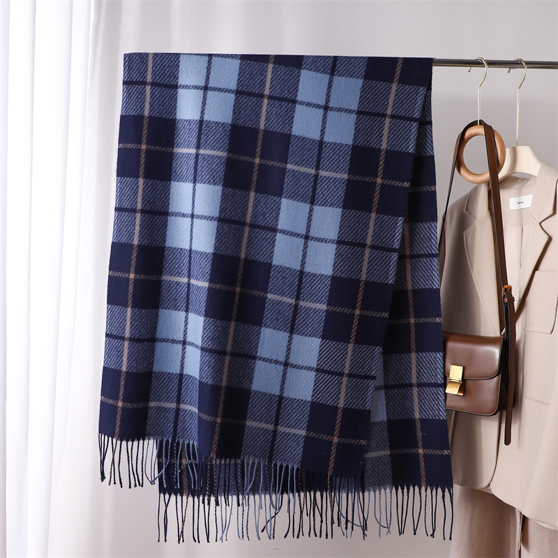 Women's Elegant Classic Style Color Block Polyester Printing Scarf display picture 9