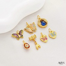 ɳ��18K����ɫ�}�}�������JԪ���񹝵���diy����朵��Ʒ���