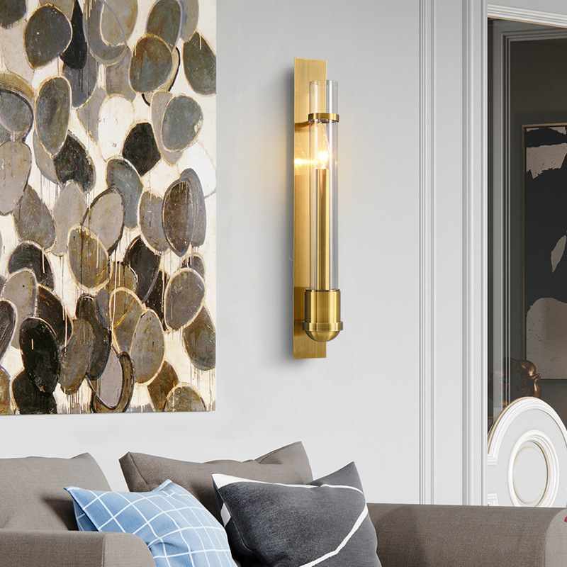 Postmodern Light Luxury Living Room Wall Lamp Living Room TVBackground Wall Simple Hotel Room Aisle Bedroom Bedside Wall Lamp