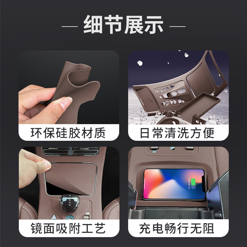 BYD Hanzhong コントロールシリコンパッドウォーターコースター中央制御パネル保護フィルム車内フィルム装飾用品アクセサリー|undefined