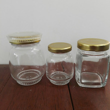 廠家供應晶白料玻璃蜂蜜瓶燕窩果醬瓶喜蜜奶酪瓶定/制批發