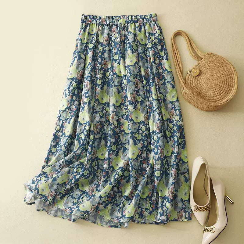 Summer skirt for leisure, plus size, oversize