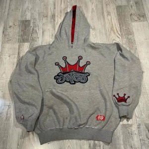 Cross-Border Goods Autumn and Winter Hooded Sweatshirt with Crown Print Pullover Jacket Y2K Aesthetic Positive Hoodie