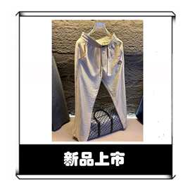 新款高品质老钱风穿搭夏季直筒百搭时尚潮流舒适休闲裤轻奢风