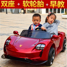 仿真批发男女宝宝双座儿童电动四轮遥控汽车小孩宝宝玩具车可坐人