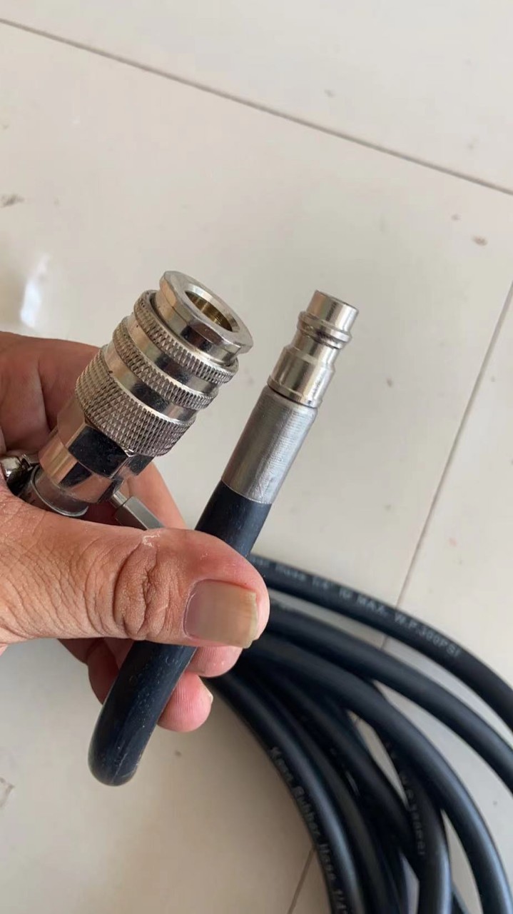 移动供气源长管。管长10米，20米，30米