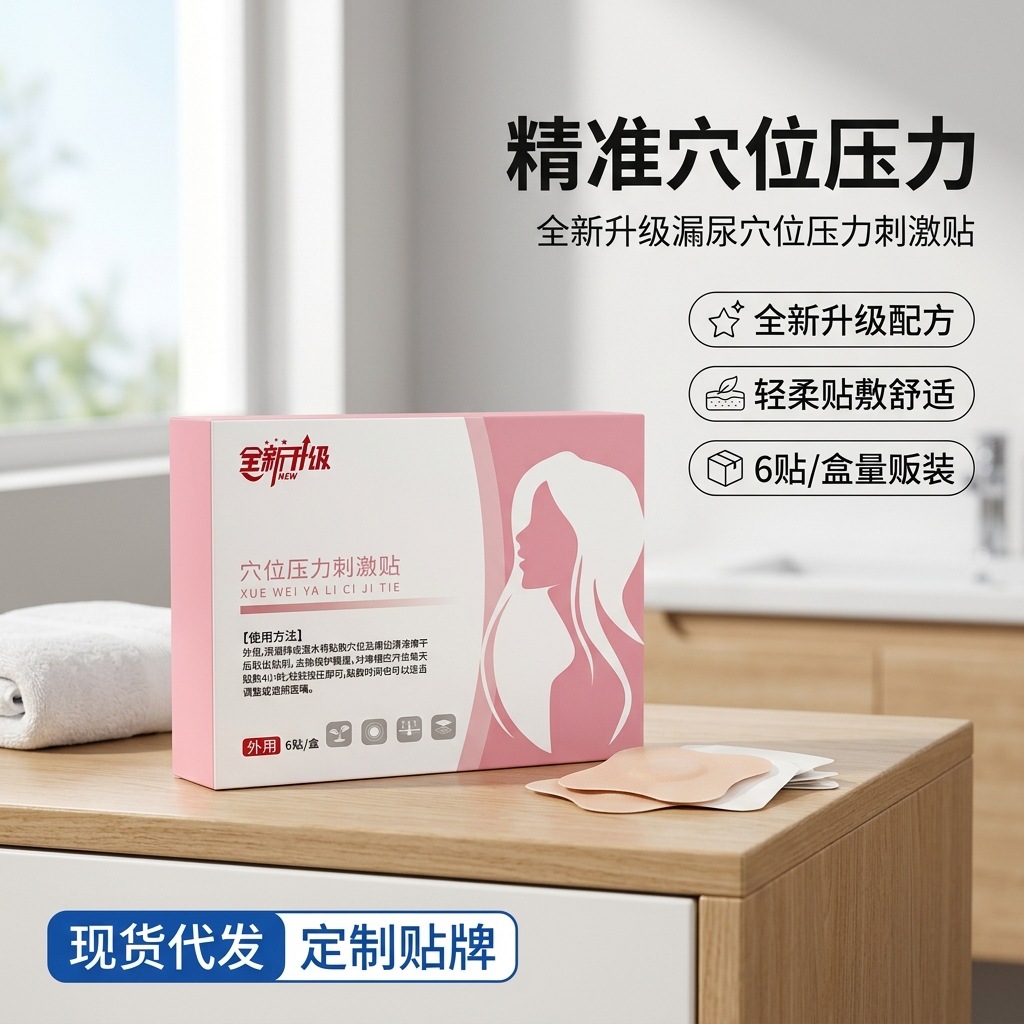 Leakage Support Acupoint Pressure Patches 6 Patches Per Box Abdominal Application overview