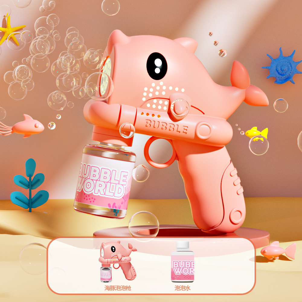 Máquina de burbujas espacial completamente automática, juguetes eléctricos para niños, pistola de burbujas de mano luminosa, barra de burbujas, regalo, envío transfronterizo