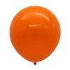 Orange matte balloon, 10 inch, increased thickness