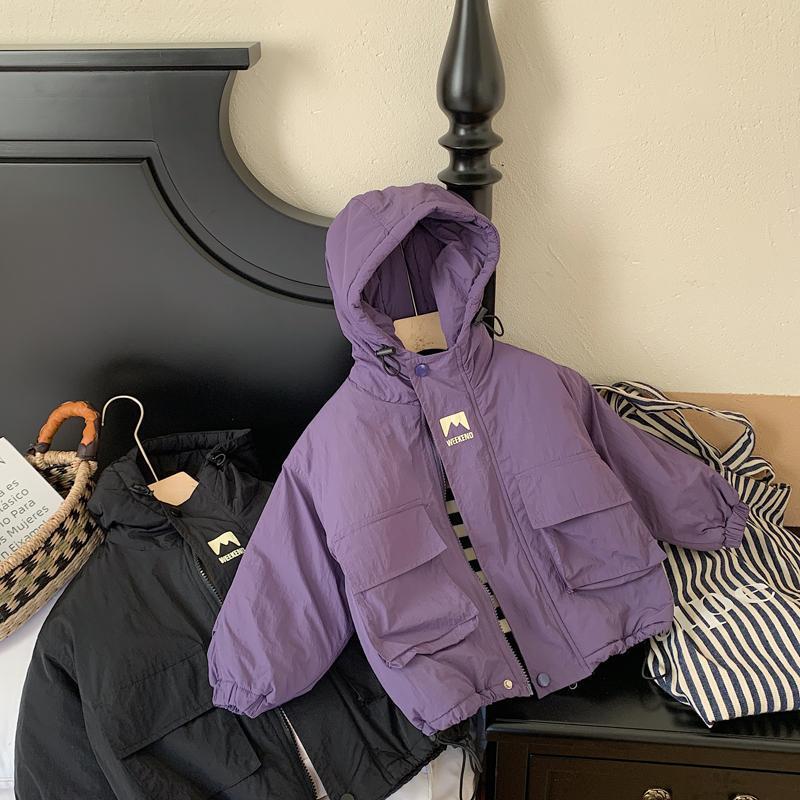 Giubbotto con cappuccio per bambini, giacca invernale calda_voghion.com