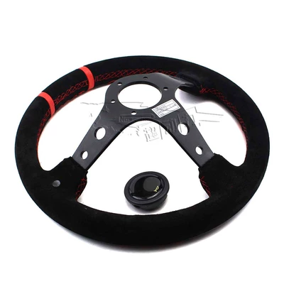 Suede Steering: Qìchē Steering wheel