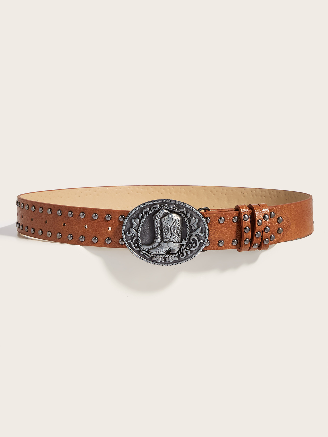New Trend Belt Fashion Personality Willow Spikes Youth Belt Punk Snap Pants Belt Spot Wholesale_viptrois.com