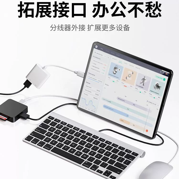 Wholesale Type-C Transfer USB3.0 Converter Type-C mobile phone tablet connection mouse U disk OTG card reader
