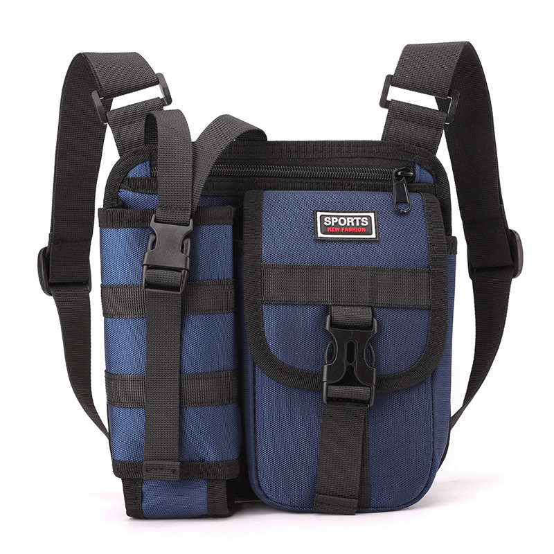2024 nuevo bolso de pecho de mensajero de un solo hombro transfronterizo multifunción portátil turismo al aire libre deporte botella fabricante de bolsas al por mayor