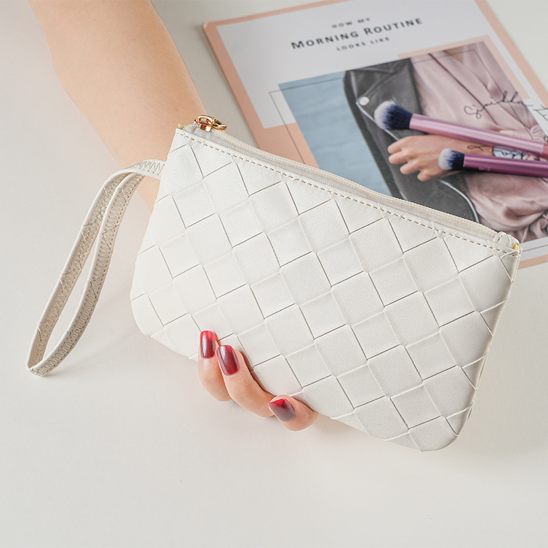 2025 nueva venta caliente estampado bolso de mujer larga delgada multifuncional bolso de mano bolsa de maquillaje con cremallera image 6