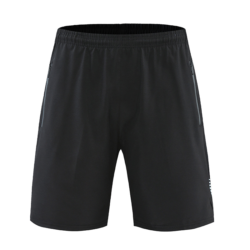 Pantalones cortos deportivos de secado rápido casuales para hombres de verano pantalones cortos elásticos de seda de hielo sueltos rectos en stock imprimible LG