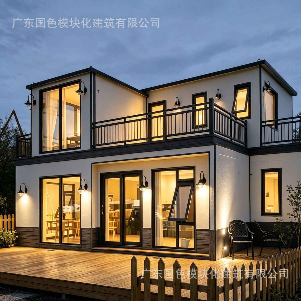 外贸集装箱移动房集成房屋房可移动民宿活动房轻钢别墅轻钢房木屋