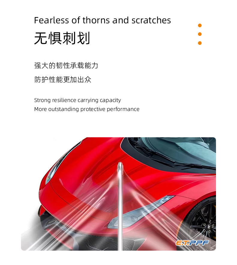 Car Headlight Protective Film Tph Car Light Color-Changing Film Anti-Scratch High-Transparency Tail Light Film Wholesale Anti-Scratch and Wear-Resistant