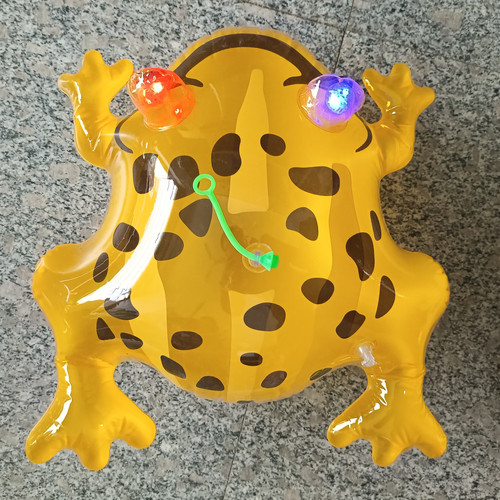 PVC inflatable bags, glowing frogs, elastic ropes with lights, swimming frogs, street stall toys, parent-child interactive frog balloons