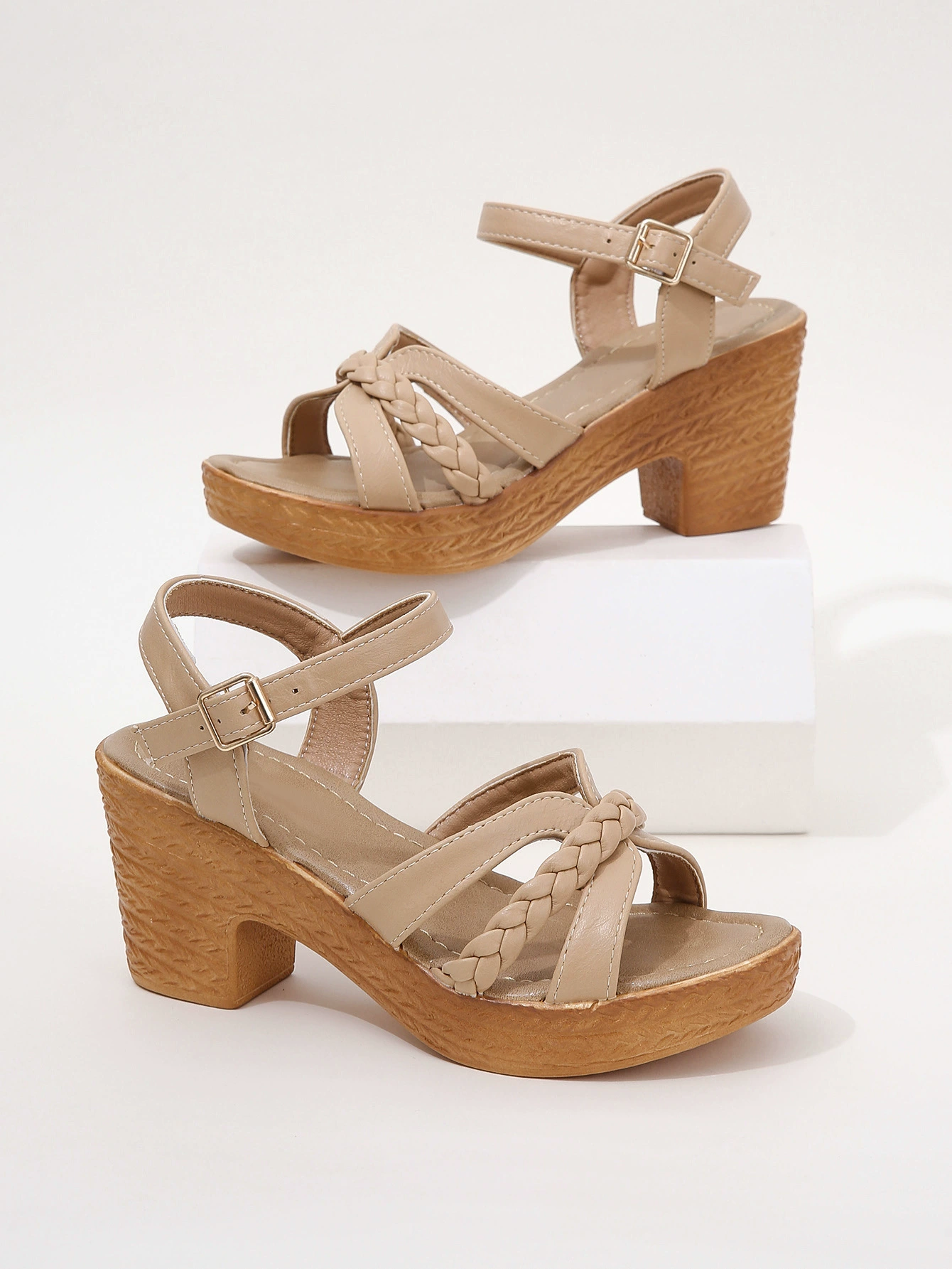 Sandals, summer high footwear, thin strap