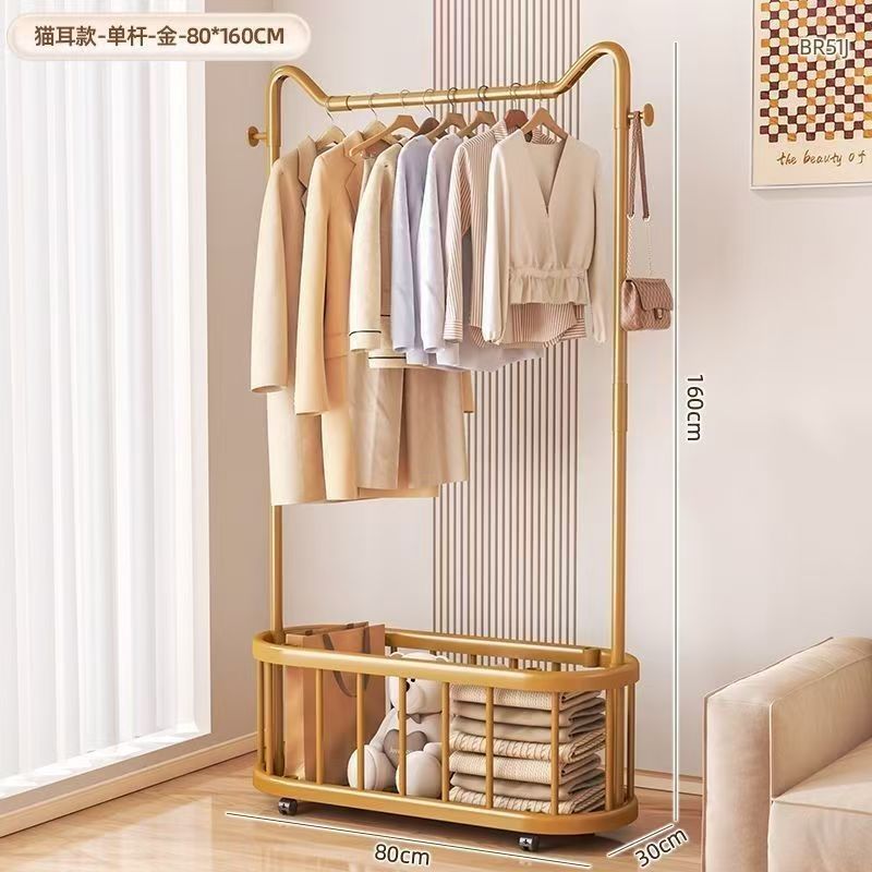 percha de ropa percha de sombrero de piso simple pequeño estante de ropa interior percha de ropa percha