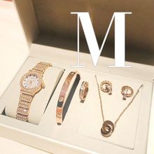【宠粉】豪华6件套Bs同款告白手表时尚女表潮流镶钻520情人节礼物