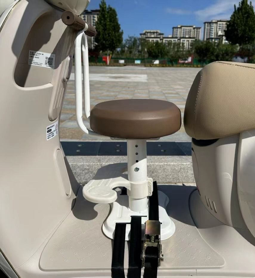 Installation-Free, Rotatable, Height-Adjustable, Shock-Absorbing Child Seat, Electric Vehicle Front Seat, Baby Safety Seat Y90