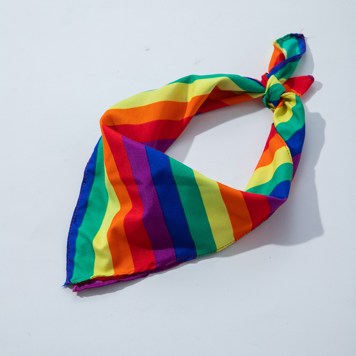 rainbow scarf hip-hop style