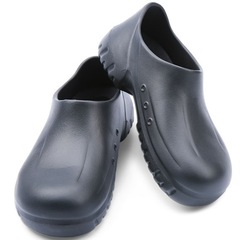 077 Men and Women Chefs Shoes Kitchen Shoes EVA Slip-On Waterproof Oil-Proof Anti-Slip Work Shoes Large Size Doctors Professional Shoes