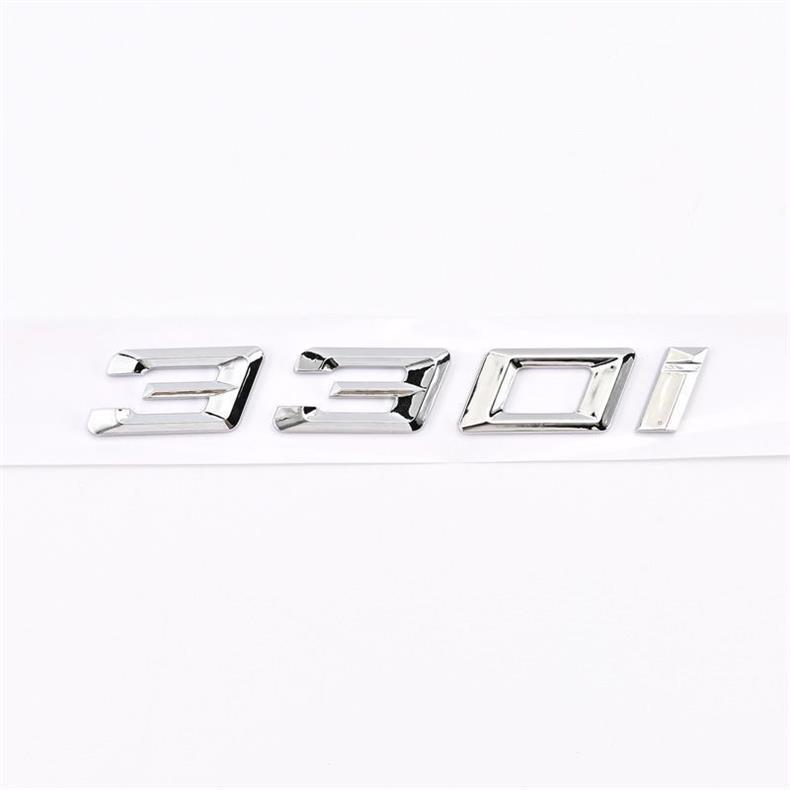 Suitable for BMW 320i car stickers, 325i lettering, 328i rear emblem, 330i displacement badge, 340i car emblem modification