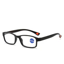 新款小红点防蓝光老花镜黑框时尚复古中老年眼镜跑江湖摆地摊大框