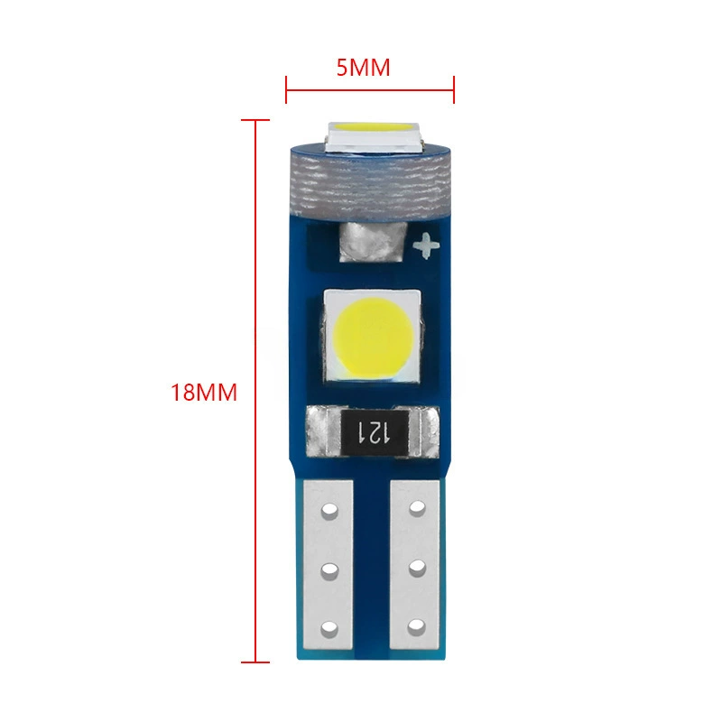Автомобильный LED лоскут свет индикатор T5 3030 3smd индикаторный свет центральный контроль свет яркий дисплей свет