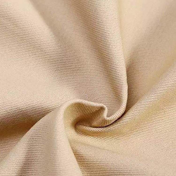 Al por mayor piel de melocotón de color sólido doble twill 100% algodón abrigo de otoño