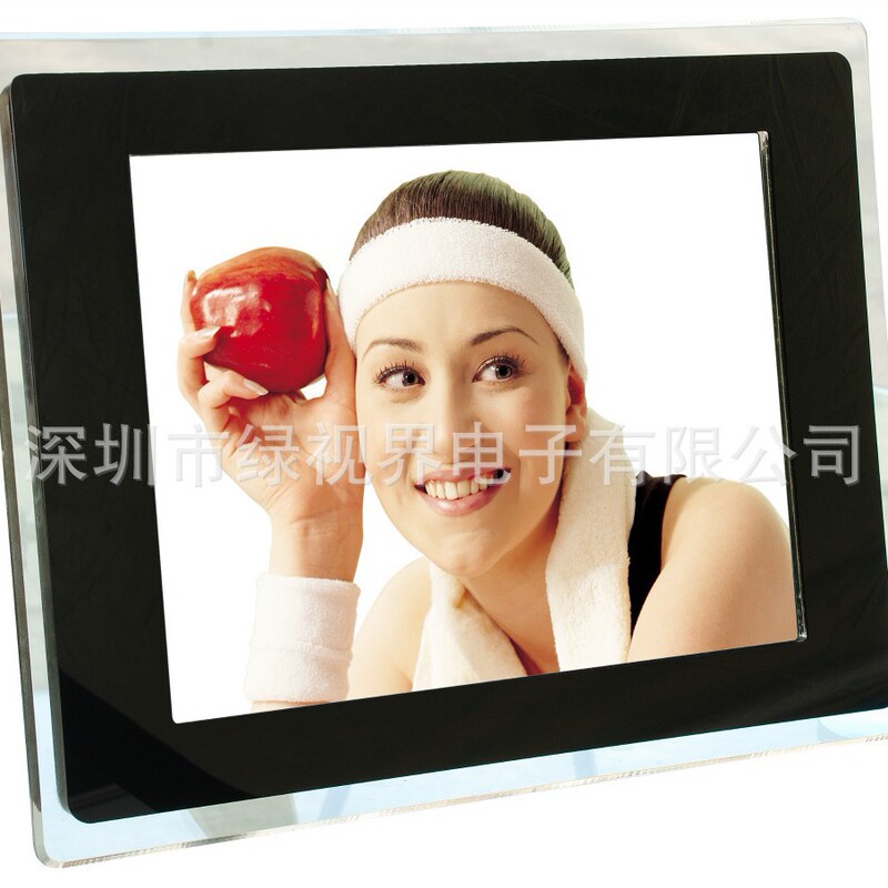 Direct selling! 12 inch digital photo frame, high definition digital screen, with music, video playback function calendar
