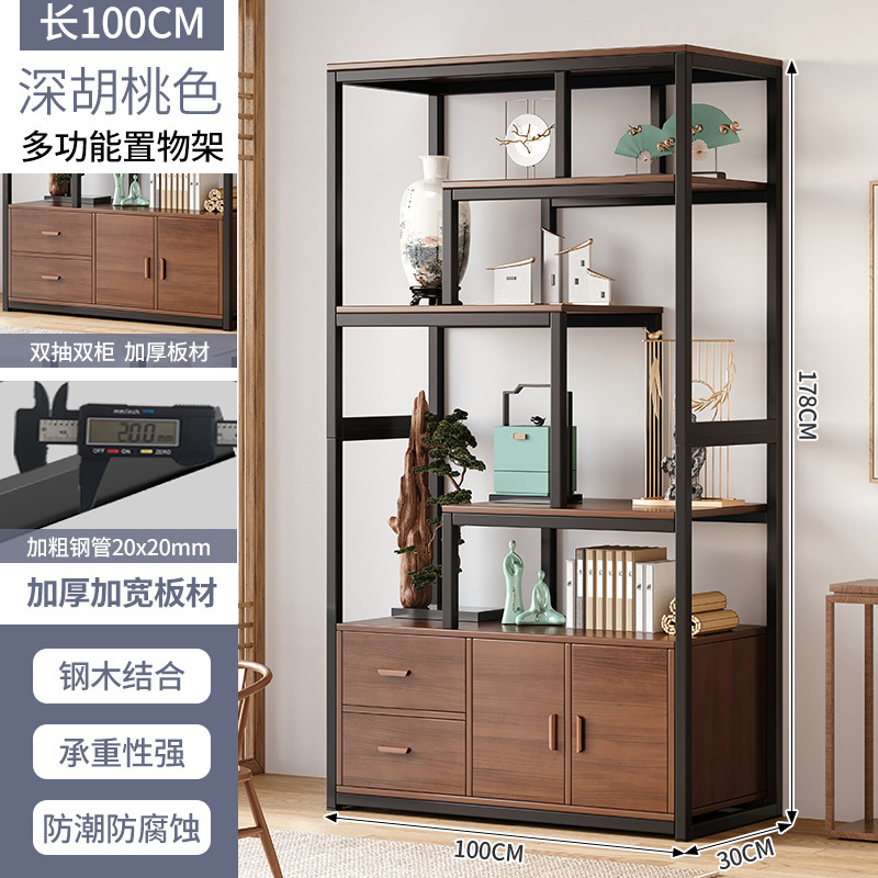 Estante de exhibición de estante doméstico pantalla divisoria nuevo estilo chino Bogo estante de almacenamiento estante de exhibición de almacenamiento hueco piso