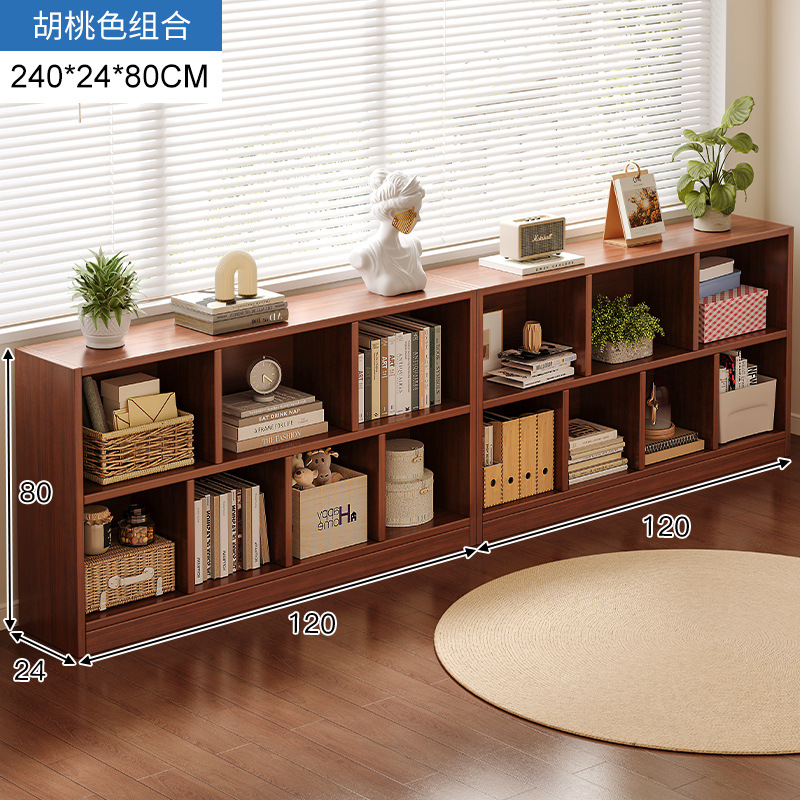 [층고 35] 다크월넛 컬러 (120+120)*24*80CM