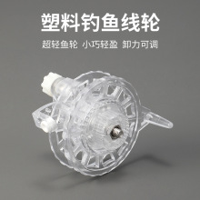 新款夹竿式台州小轮长竿短线传统钓绕线轮夹紧式收线轮泄力竿梢轮