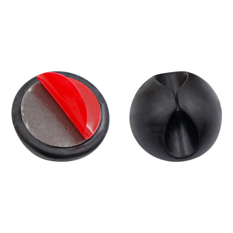 작은 단일 구멍 검정색(빨간색 가죽)