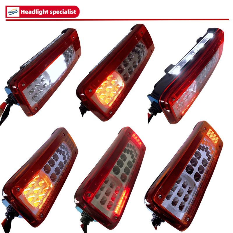 FM410 FM420 FM460 Volvo Truck - Asamblea de luces traseras cortas LED retrovisor cubierta de luces traseras Ocar