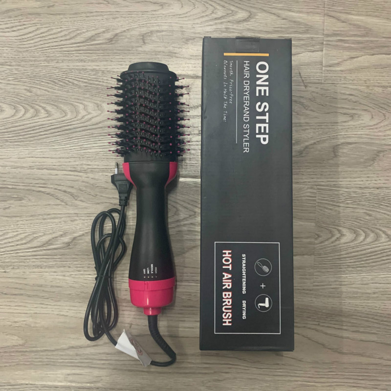 熱風櫛2合1マイナスイオン吹風櫛ヘアドライヤー|undefined