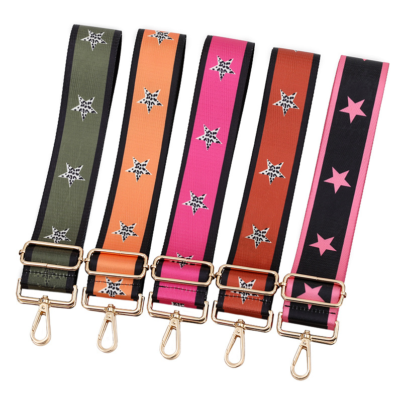 105g Weight Bag Strap Bag Accessories Type 1 Piece Quantity 1 Piece Polyester Pentagram Bag Strap