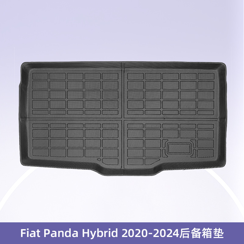 Europa para Fiat Panda híbrido 2020 - 2024 3D todo el tiempo material TPE almohadilla de pie de automóvil