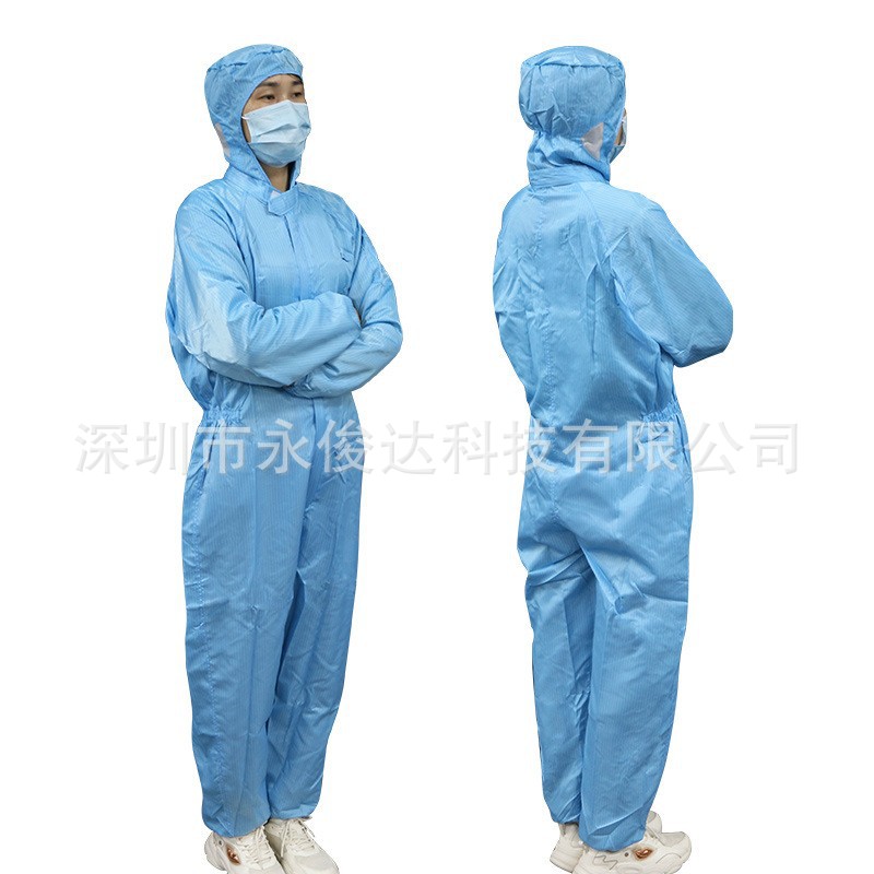 工作服防静电连体服无尘服防静电软底鞋无尘服食品机械电子电子厂