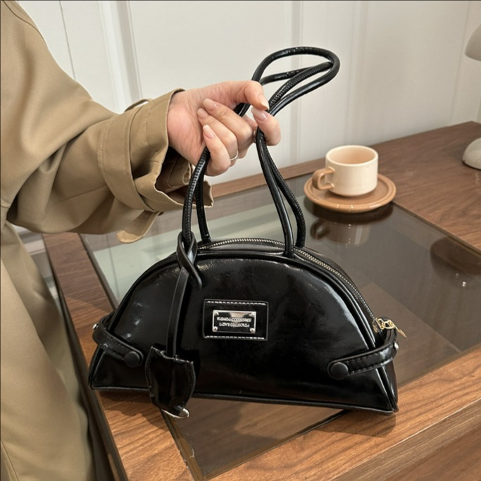 Frühjahr 2026 – Neues Nischendesign: Retro-Schultertasche für Pendler, Boston Bowling-Stil, trendige Achseltasche mit Knödelform_voghion.com