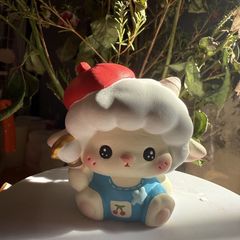 可爱小羊系列石膏娃娃白坯手工DIY涂鸦儿童小学生玩具生日礼物