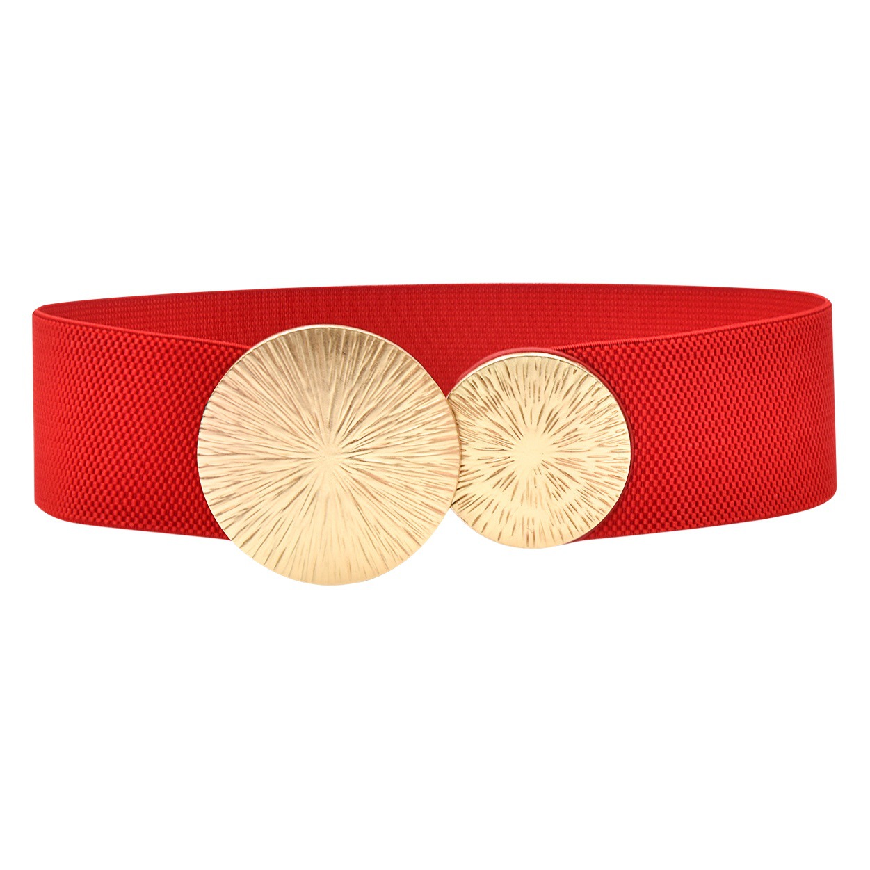 Marca de moda estilo europeo y americano cinturón decorativo de las mujeres abrigo con vestido cinturón cintura traje apretado elástico cintura sello ancho