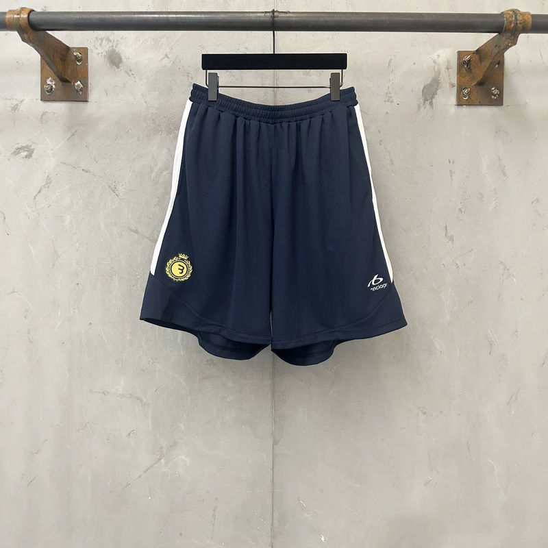 High-End Version of Paris Bl's 26Ss New Football Series No. 10 Casual Sports Shorts, Versatile for Both Men and Women