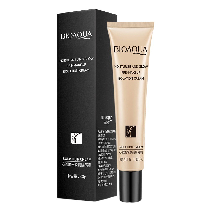 Boquanya hidratante maquillaje frente crema de aislamiento natural nude maquillaje reparación piel hidratante cosméticos aislamiento crema al por mayor